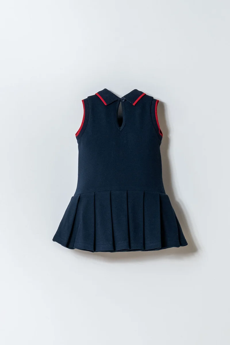 U.S. Polo Assn. U.S. Polo Assn. Baby Girls Navy Dress